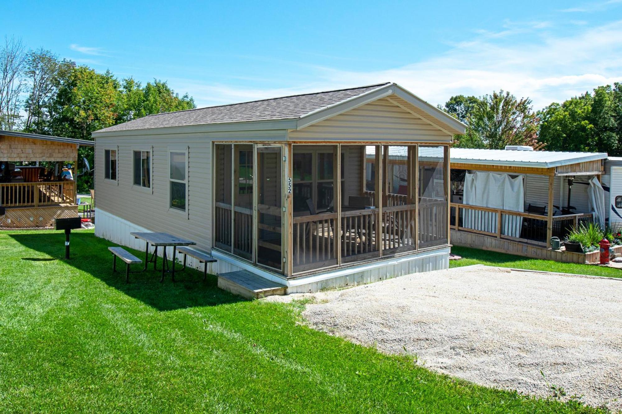 Plymouth Rock Camping Resort Deluxe Cottage Elkhart Lake Kültér fotó